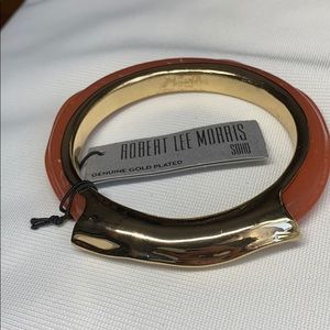 Robert Lee Morris coral colored bracelet